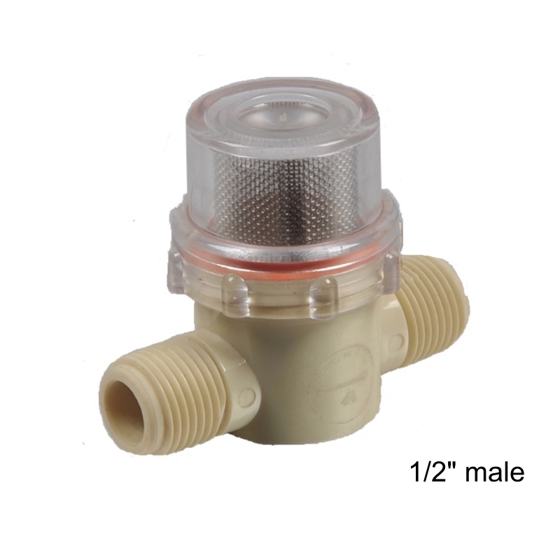 tubo filtratore 1/2 cm filetto maschio NPT